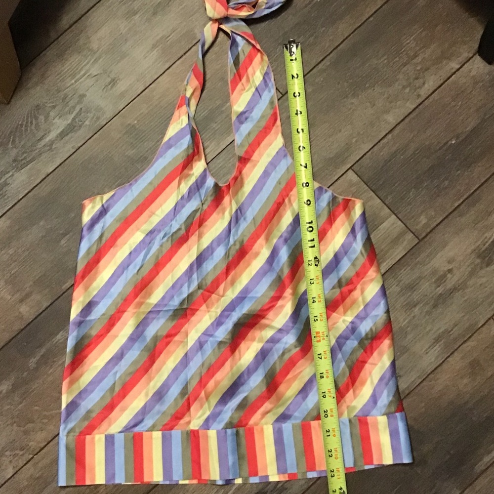 Moda International ๐ 100% silk halter top - Picture 4 of 6